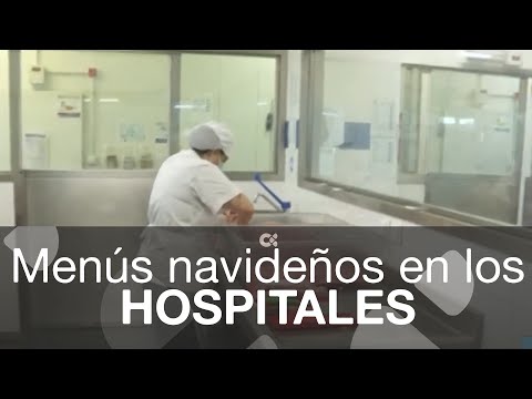 Menús navideños en los hospitales