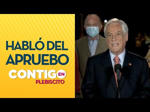Sebastián Piñera habló del triunfo del Apruebo - Contigo en Plebiscito 2020