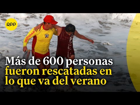Playas del Perú cuentan con 350 efectivos desplegados para salvaguardar a los veraneantes
