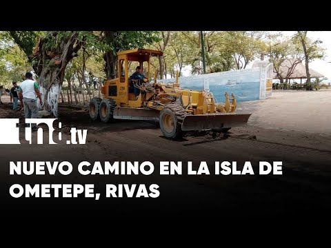 Reparan camino de acceso a Punta Jesús María en la Isla de Ometepe - Nicaragua