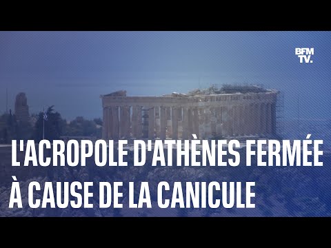 Canicule en Europe: l'Acropole d'Athènes fermée entre 11h30 et 17h30 à cause des fortes chaleurs