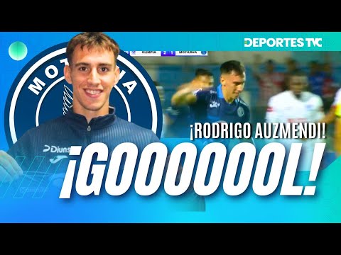 Gol de Rodrigo Auzmendi, Motagua reduce la ventaja ante Olimpia a un solo gol en la Semifinal Ida