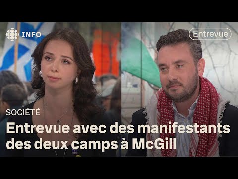 Manifestations pro-israéliens et propalestiniens à McGill : entrevue avec les 2 camps