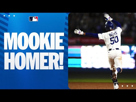 Mookie Betts gives the Dodgers the lead with a 2-run homer! 