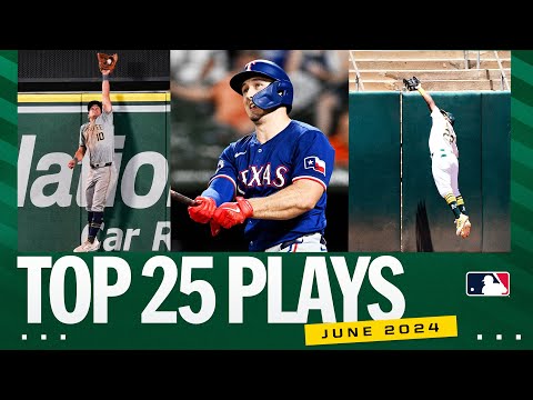 Top 25 Plays of June 2024 (Potential CATCH OF THE YEAR, 1st 2024 cycle, clutch home runs AND MORE!)