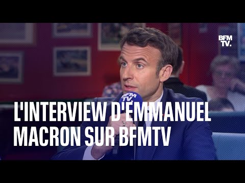 L'intégralité de l'interview d'Emmanuel Macron à BFMTV après le premier tour