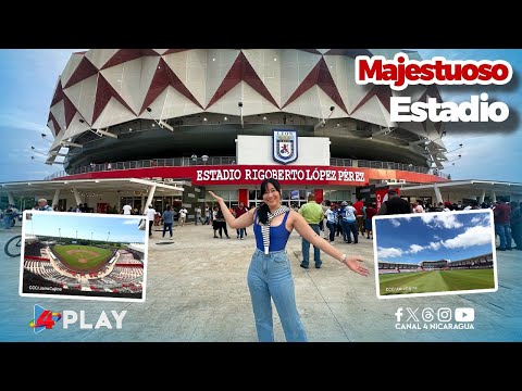 Recorriendo el majestuoso nuevo Estadio de Béisbol en León