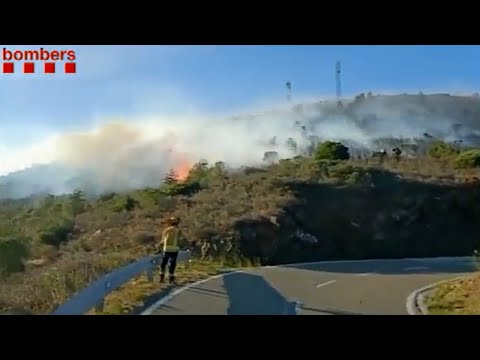 Mejora la situación de los incendios de Portbou (Girona) y Bonares (Huelva)
