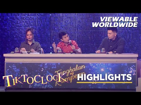 TiktoClock: Tanghalan ng Kampeon judges, NAKULANGAN sa performance ng contestant?