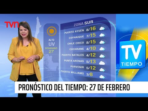 Pronóstico del tiempo: Domingo 27 de febrero | TV Tiempo