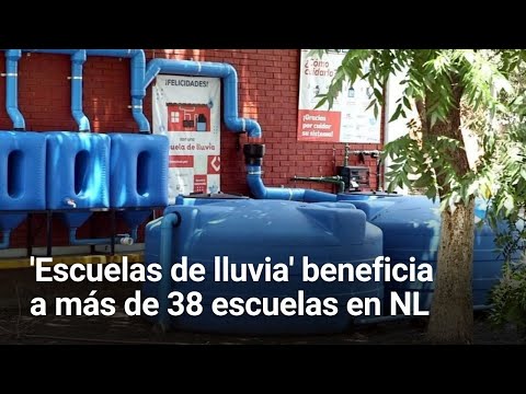 'Escuelas de lluvia' beneficia a más de 38 escuelas