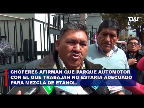 CHÓFERES AFIRMAN QUE PARQUE AUTOMOTOR CON EL QUE TRABAJAN NO ESTARÍA ADECUADO PARA MEZCLA DE ETANOL