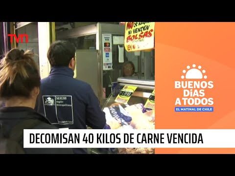 Decomisan 40 kilos de carne vencida en La Vega | Buenos días a todos