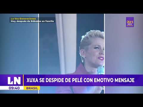 Brasil: Xuxa se despide Pelé con emotivo mensaje en redes sociales