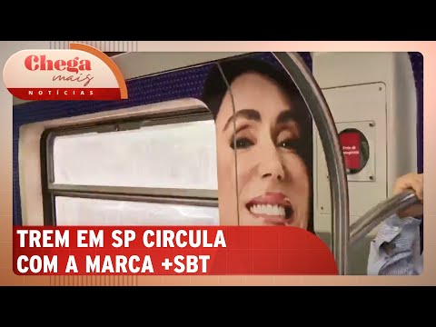 Viajando com o +SBT: trem é decorado com ícones da TV | Chega Mais Notícias (23/09/24)