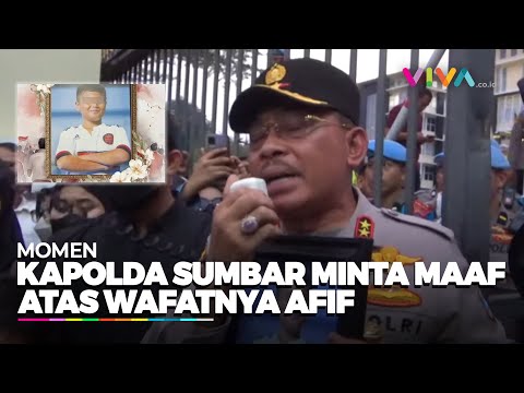 TAHAN TANGIS! Kapolda Ucap Maaf ke Keluarga Afif, Akui Ada Kesalahan Penanganan