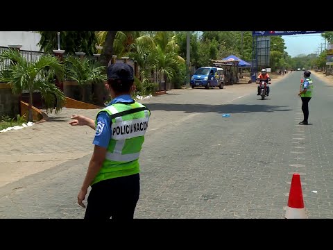 Policía continúa promoviendo cartilla de educación vial en Nicaragua