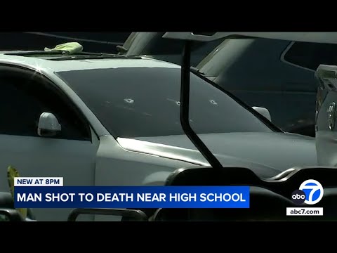 Man fatally shot in parking lot near high school in Bellflower was attending son’s football game