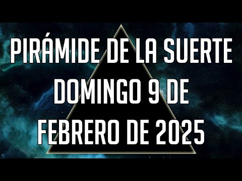 Pirámide de la Suerte para el Domingo 9 de Febrero de 2025 - Lotería de Panamá