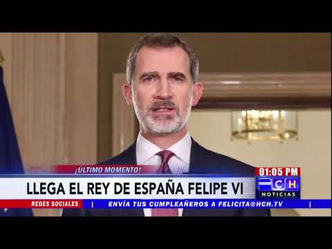Llega a Honduras el Rey de España Felipe VI, para Toma de Posesión de la presidenta Xiomara Castro
