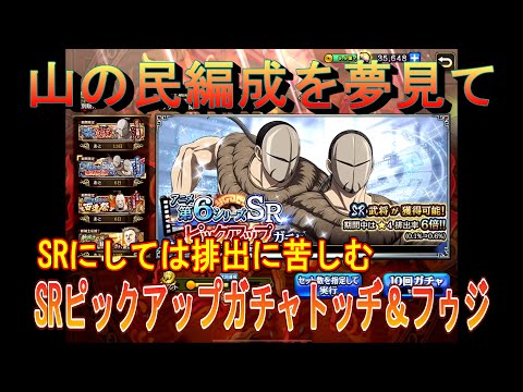 【キングダム乱】SRピックアップガチャトッヂ＆フゥジ【キンラン】