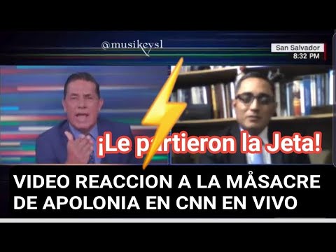 Fernando del rincon acaba con apolinio en CNN en vivo por apoyar a Nayib Bukele