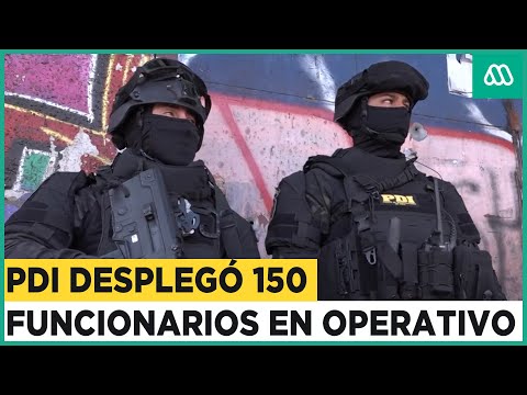 PDI irrumpió en el centro de Santiago: 3 extranjeros detenidos vinculados a 2 homicidios