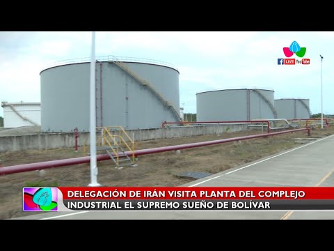 Delegación de Irán visita planta del complejo industrial el Supremo Sueño de Bolívar