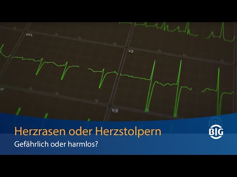 Herzrasen oder Herzstolpern - wann sollte man zum Arzt gehen?