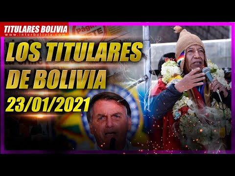 ? LOS TITULARES DE BOLIVIA ?? 24 DE ENERO 2021 [ NOTICIAS DE BOLIVIA ] Edición narrada ?