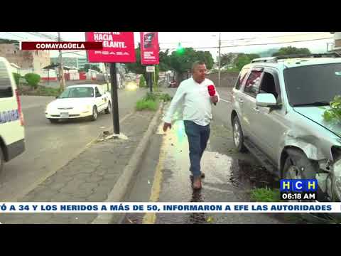 Accidente vial deja pérdidas materiales en el barrio La Granja