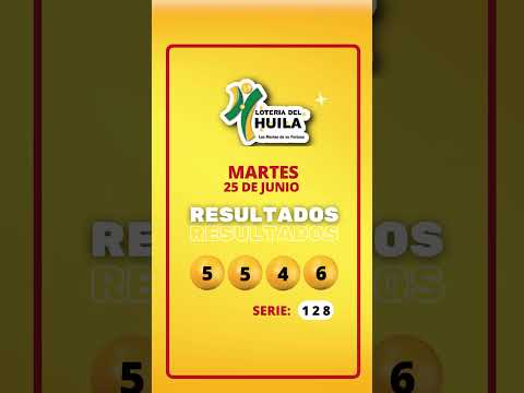 Resultado Loteria del Huila del martes 25 de JUNIO #Shorts #Loteria