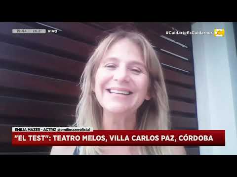 Llega la comedia El test a Villa Carlos Paz, Emilia Mazer en Hoy Nos Toca