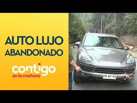 VA A LLEGAR DJ MÉNDEZ: Encuentran auto de lujo abandonado en Vitacura - Contigo en la Mañana