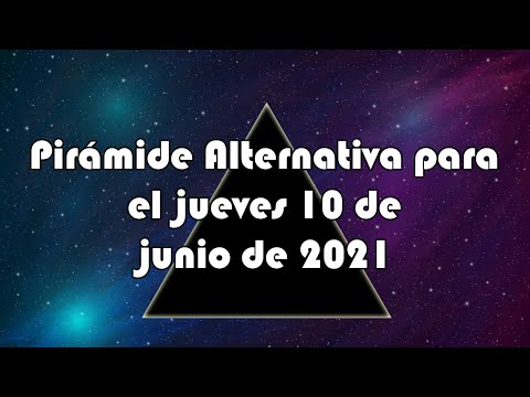 Lotería de Panamá - Pirámide Alternativa para el jueves 10 de junio de 2021