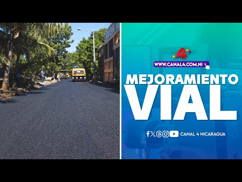 Alcaldía de Managua avanza con mejoramiento vial en el barrio Germán Pomares