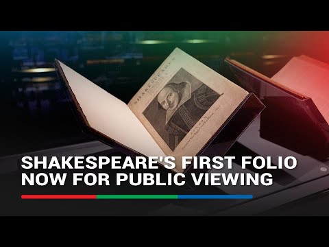 Now for public viewing -- 82 copies of Shakespeare's First Folio | ABS-CBN News