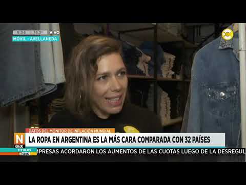 Inflación y bajo consumo: lo que cuesta vestirse y comprar ropa en la Argentina ?N8:00? 16-04-24