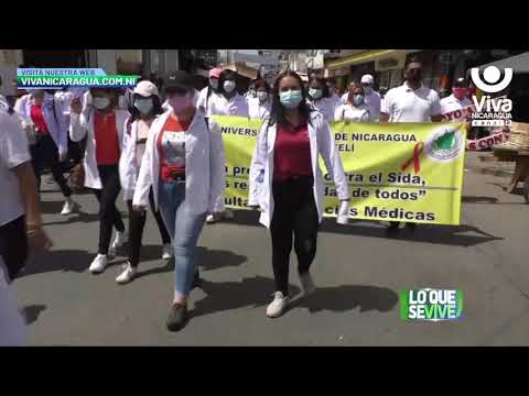 Minsa realiza caminata en solidaridad a personas con VIH en Estelí