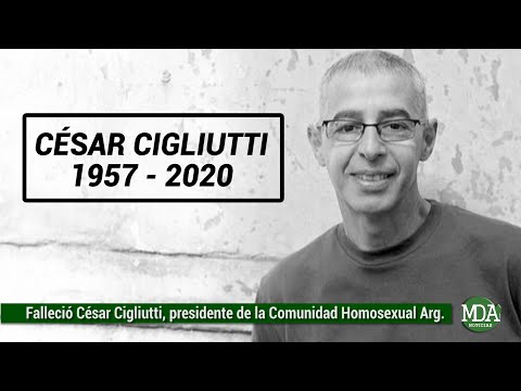 Falleció César Cigliutti, referente del movimiento LGBTTI en Argentina