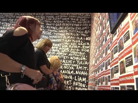 Argentina Jewish center unveils exhibit honoring victims of the October 7 Hamas attack