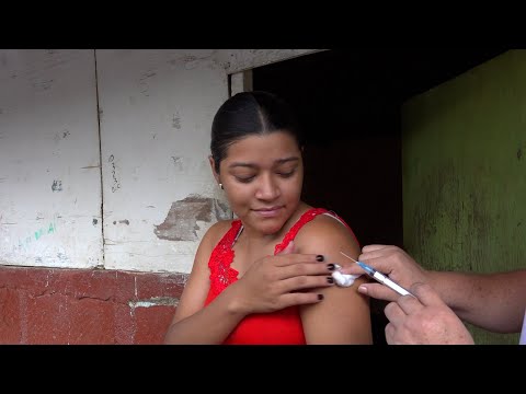 Vacunación contra la Covid-19 llega al barrio Frawley en Managua