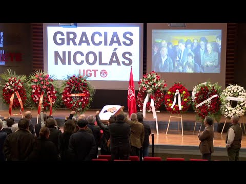 Numerosos rostros políticos y sindicales despiden a Nicolás Redondo
