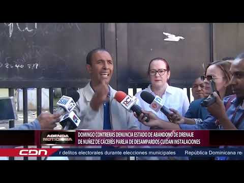 Domingo Contreras denuncia estado de abandono del drenaje de la Núñez de Cáceres