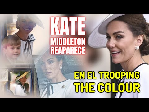 La IMAGEN mas ESPERADA Kate Middleton REAPARECE con un look bicolor CARGADO de SIGNIFICADO