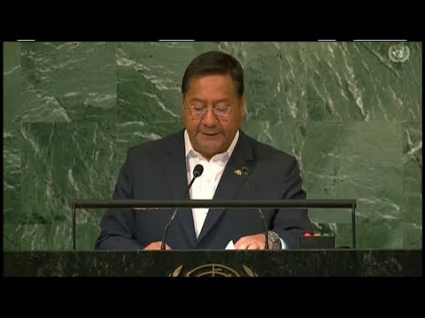 El discurso de Luis Arce ante la ONU