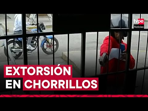 Sujetos dejan notas de extorsión en lavanderías de Chorrillos