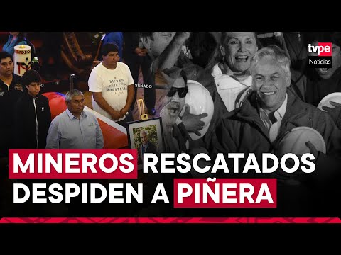 Mineros rescatados en 2010 agradecen a Sebastián Piñera en funeral: “Estamos vivos por él”