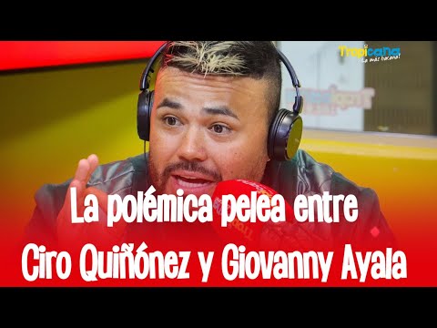 EN VIVO: El cantante Ciro Quiñonez habla sobre pelea con Giovanny Ayala