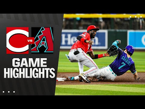 Reds vs. D-backs Game Highlights (8/24/25) | MLB Highlights